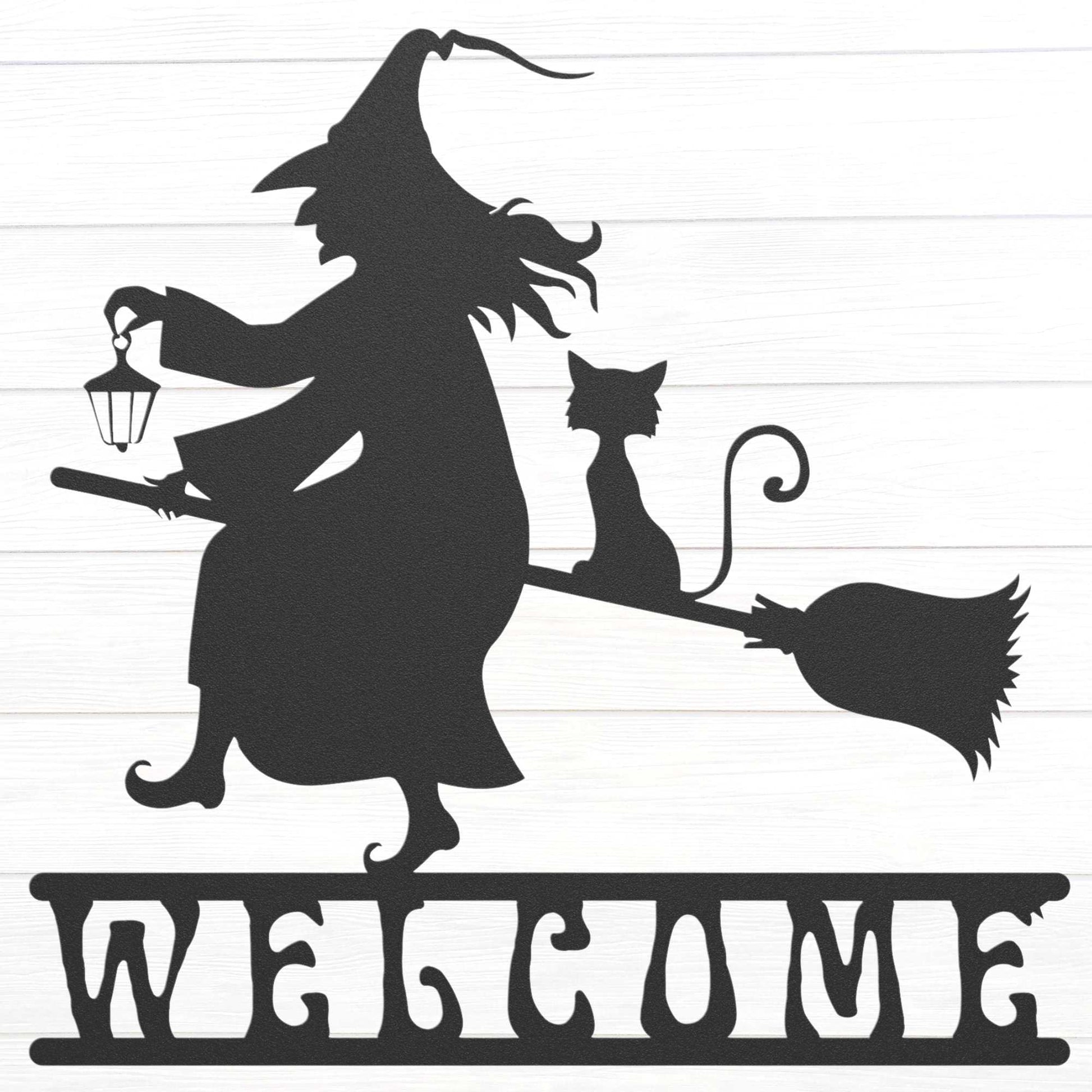Custom Halloween Door Sign | Fall Welcome Sign | Witch Halloween Decor | Halloween Witch Sign | Fall Decor | All Hallow's Eve